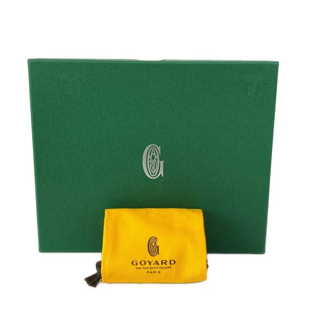 Goyard Chypre Shoulder Bag Coated Canvas Leather
